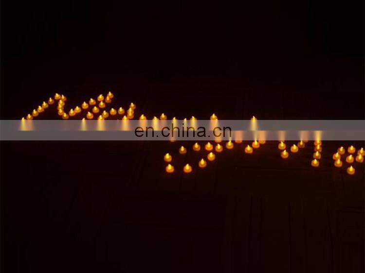 LED Candle Yellow Flickering Flameless Tea Lights