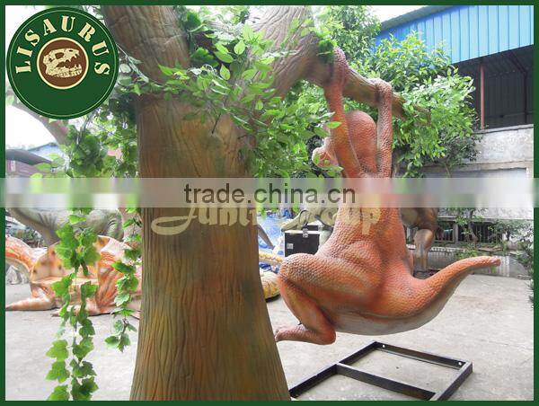 Lisaurus-LA Cute hanging dinosaur and tree glider chair