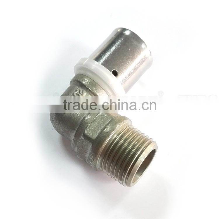 Oem service pipe connector fitting female equal male elbow for pex pipe