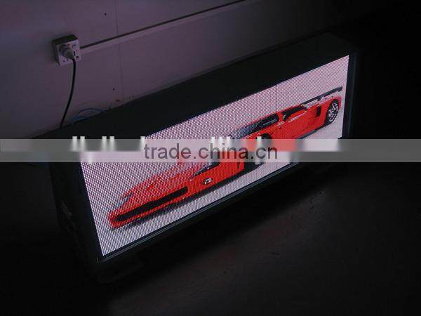 DC 9-36V P5 led car message moving scrolling sign display/led lighted sign taxi /acrylic led sign for taxi