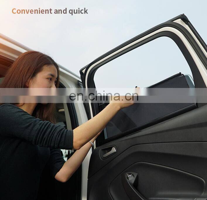 Hot New Roll Car Sunshade Luxury Custom-fit Sun shade Side Window Curtains for Hyundai IX25/IX35/IX45 2 PCS