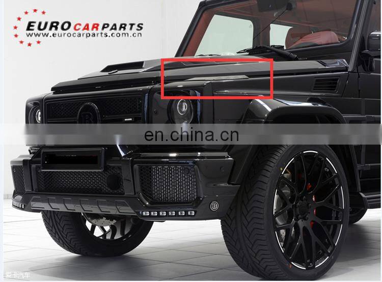 G class w463 B style hood side vents for G350 G500 G55 G63 G65 Carbon Fiber hood front side vent sticker cover