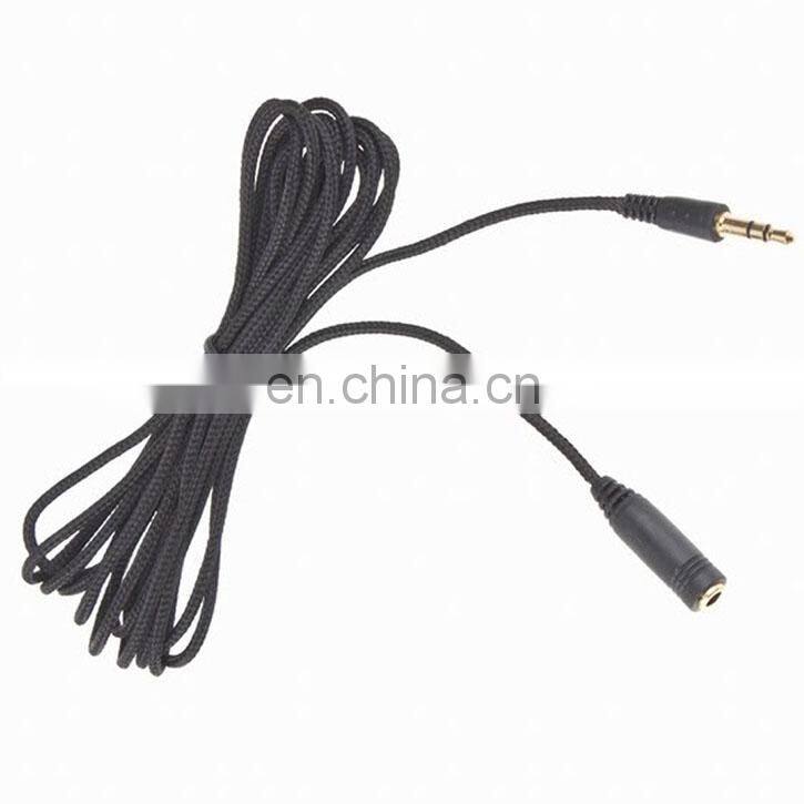 3.5mm Cloth Lanyards Headphone Cable Audio Cable Extension