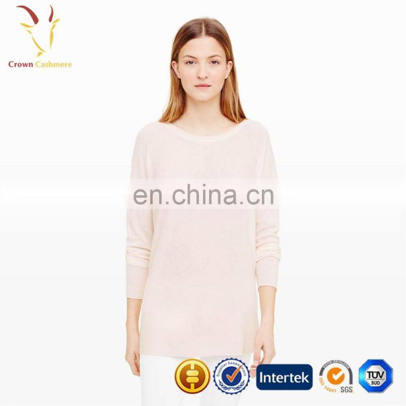 Ladies light knitting cashmere sweater backless sweater