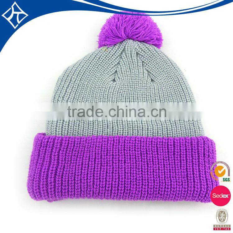 High quality crochet minion acrylic beanie hat knit pattern