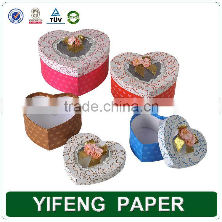 Clear plastic hearted shaped chocolate box wholesale luxury