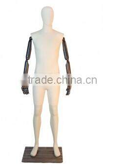 Adjustable dressmaker mannequin ,articulated dummies with wooden arms