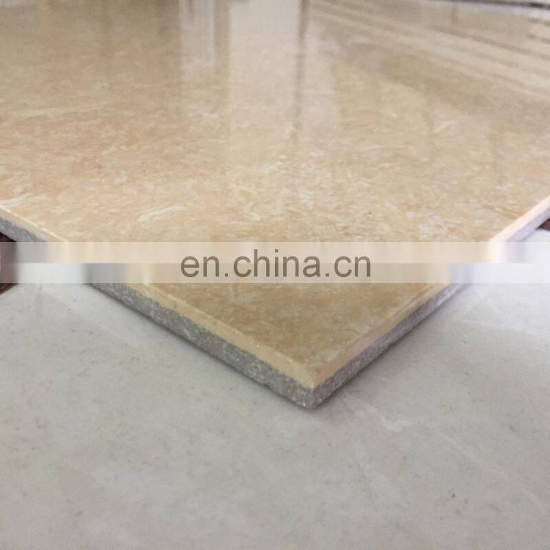 dark yellow tulip tiles double loading porcelain tiles 600*600mm