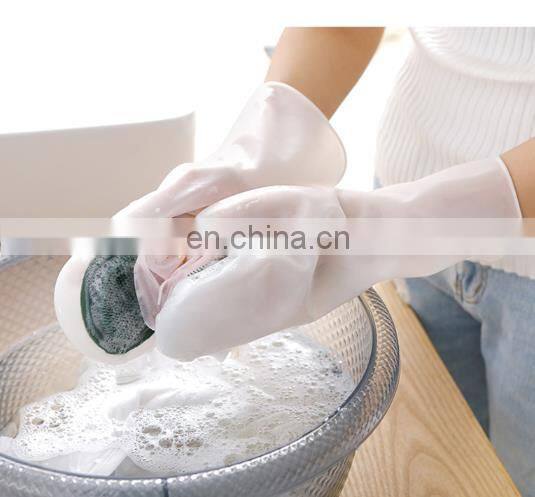 Farming Warehouse Gardening Work PVC Palm Dotted Canvas long sleeve industrial Gloves