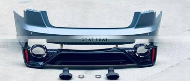 Multicolor Optional Body Kit Auto Front Bumper With Led FOR Audi A6 2019-2021