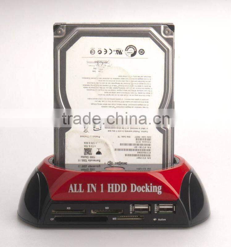USB 3.0dual bay( IDE+ SATA) HDD Docking Station Dock with