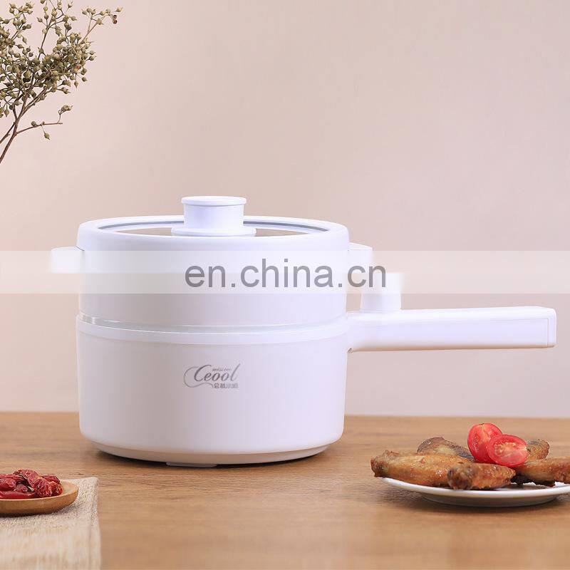 Household mini electric hot pot, electric boiling pot, multi-function student dormitory