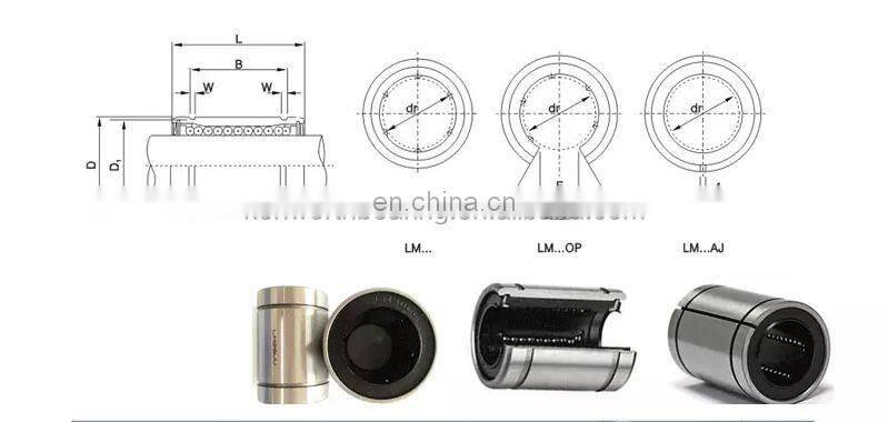 High Precision Linear Bearing LMT8UU