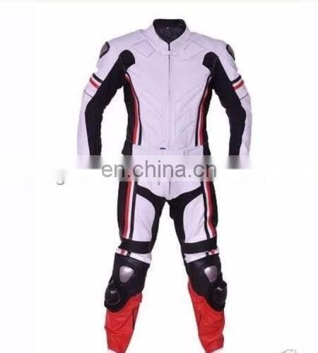 Custom Design Motorbike Racing Cowhide Motorcycle Leathers Suits Biker 1 piece