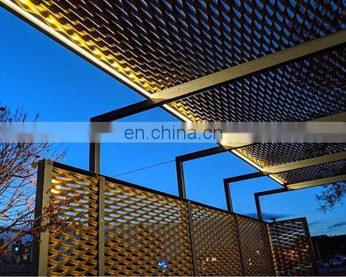 PVC Farm door garden fence expanded metal for gate