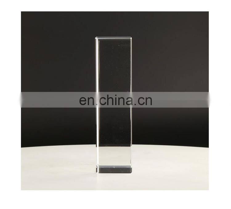 Outdoor Interior Transparent Crytal Solid 190X190X80mm Wall Decoration Glass Brick