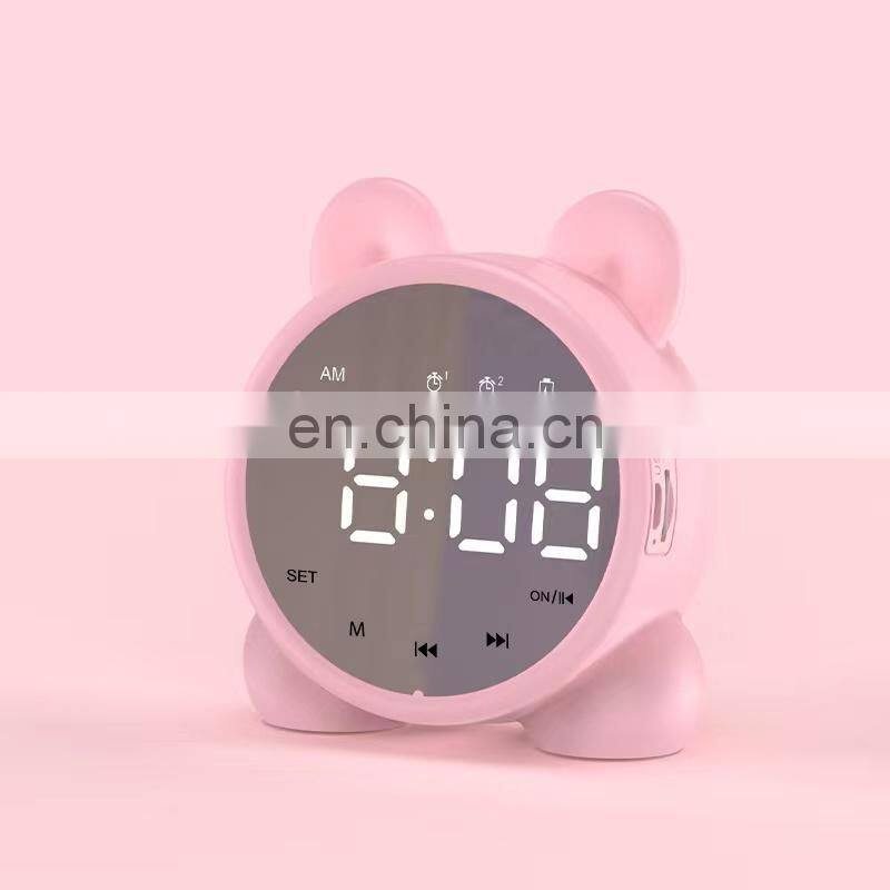Smart Digital alarm clock with countdown timer desk Table Clock for Bedroom office desktop despertador reloj logo custom