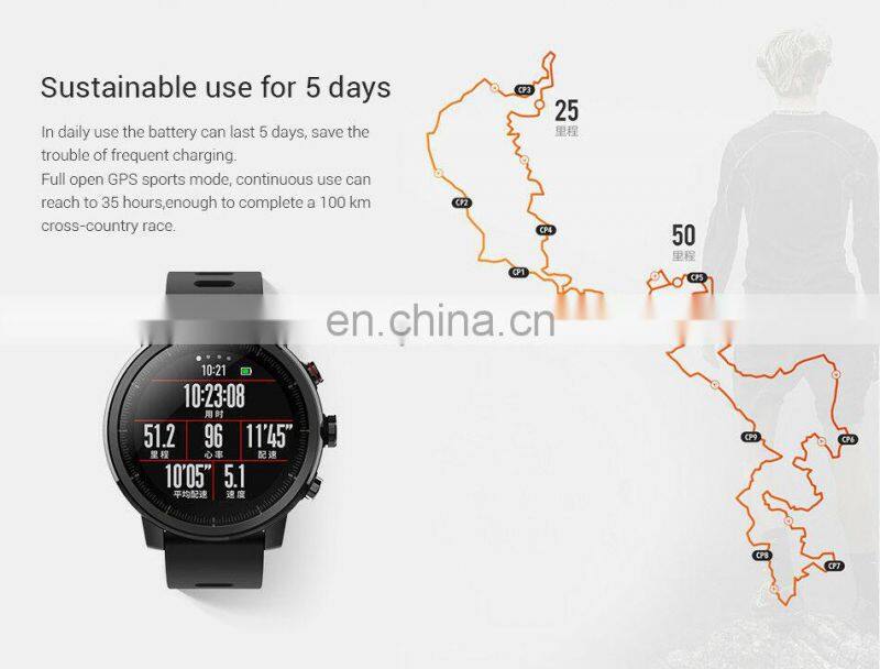 Huami Amazfit Stratos Pace 2 Smart Watch with GPS English Version