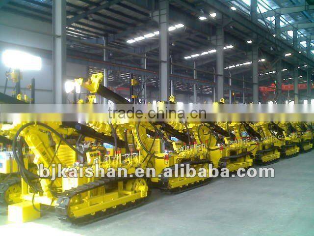 KW10 factory price portable water well drilling rigs for sale High-wind Pressure Crawler Drill Rig kaishan brand