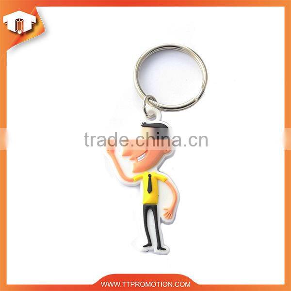 Factory customized custom soft pvc keychains