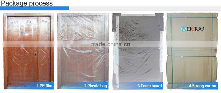 BG-AF9005 carved double doors/double entry doors modern/double shed steel doors