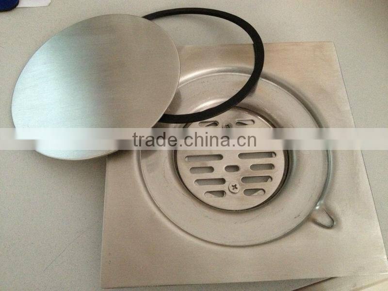 316# Stainless steel square floor drain 150*150mm SA type