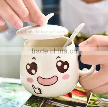 creative mugs and cups/white ceramic cups/ fancy coffee cup