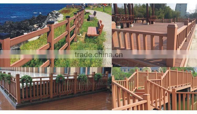 Reliable reputation wood plastic composite timber WPC railing