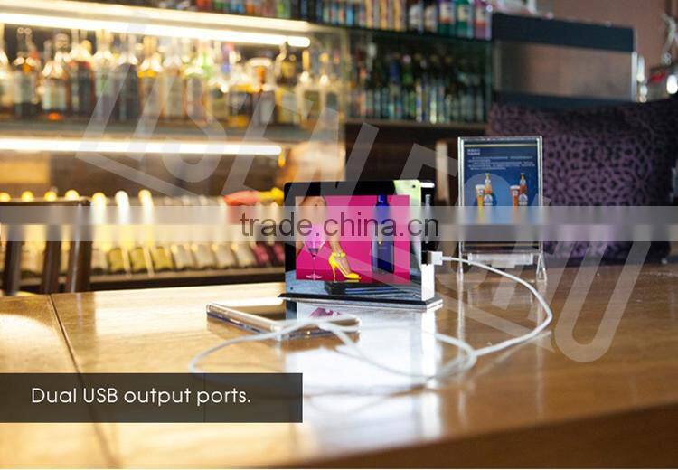 High quality acrylic desktop advertising bank power station 20000mAh with li-polymer battery