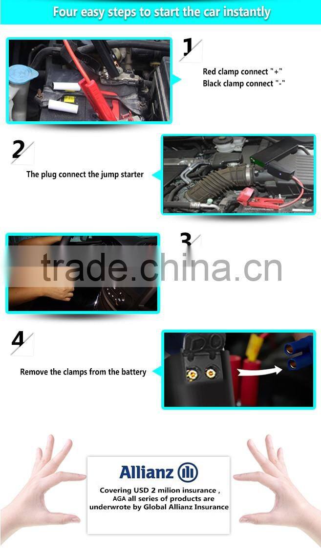 AGA 20000mAh PORTABLE automobile starting power