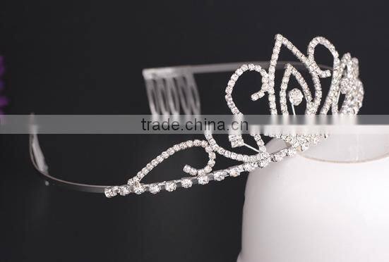 New arrival princess crown for girls children crowns and tiaras for 2016