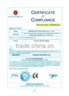 S(G)B10-100-2500/10 series Dry type Electronic Power Transformer