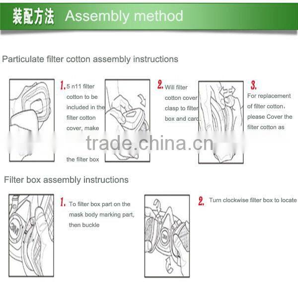 gas mask chemical respirator/High Quality gas mask/Anti Riot Gas Mask
