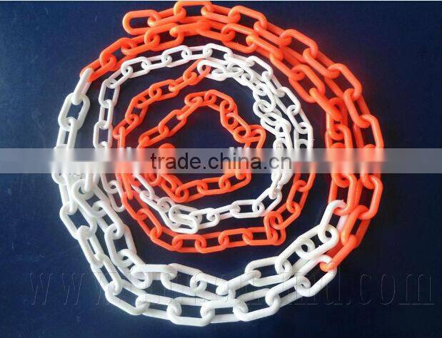 hot sale new design 8mm yellow and black plastic chain