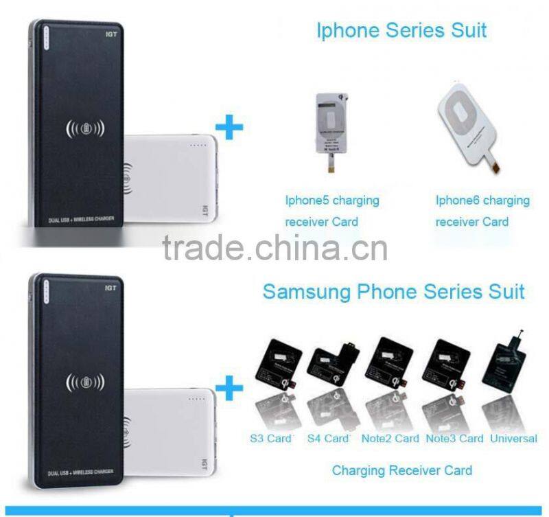 Wrieless power bank LED power indicator