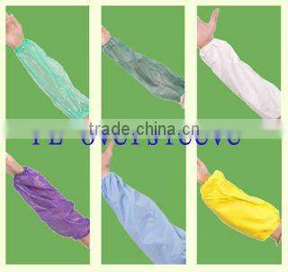 machine made Disposable Plastic PE sleeve cover oversleeves 16" 18"