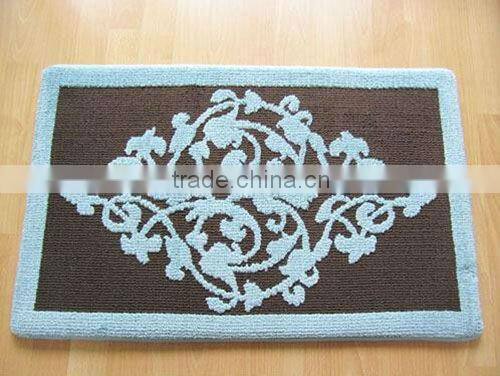 2013 Fashion New design 100% polyester products footprint mat