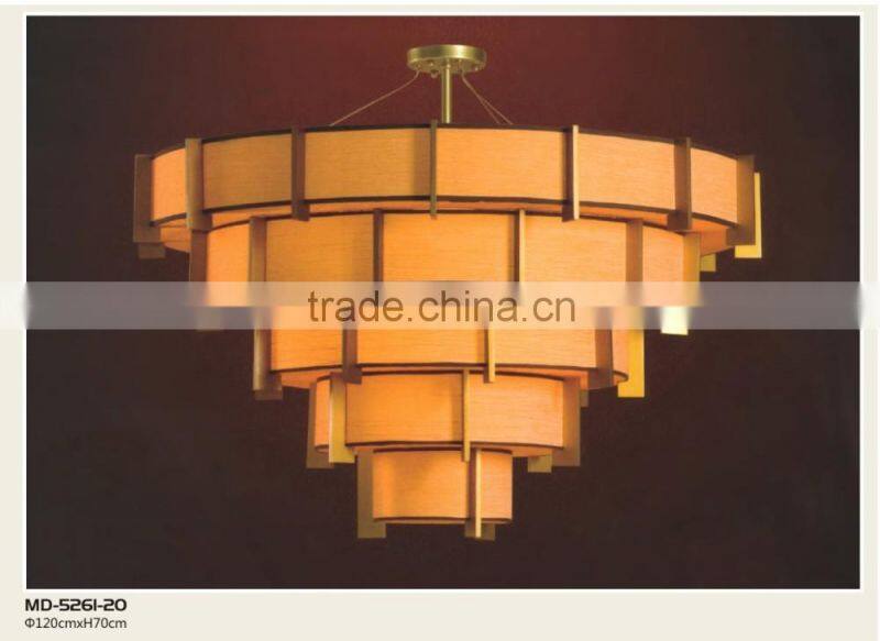 Creative cloth lantern lighting study living room lamp(MD-5261-20)