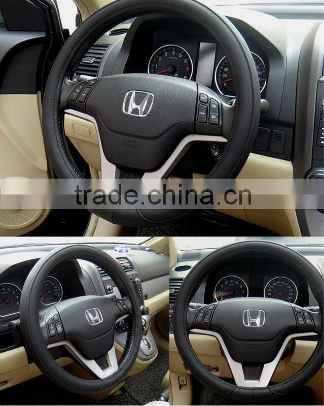 microfiber leather car interior steering wheel cover