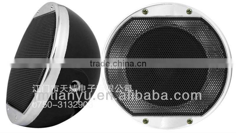 Factory low priice fm 12V radio motorcycle mp3 audio alarm system with 5inch speaker