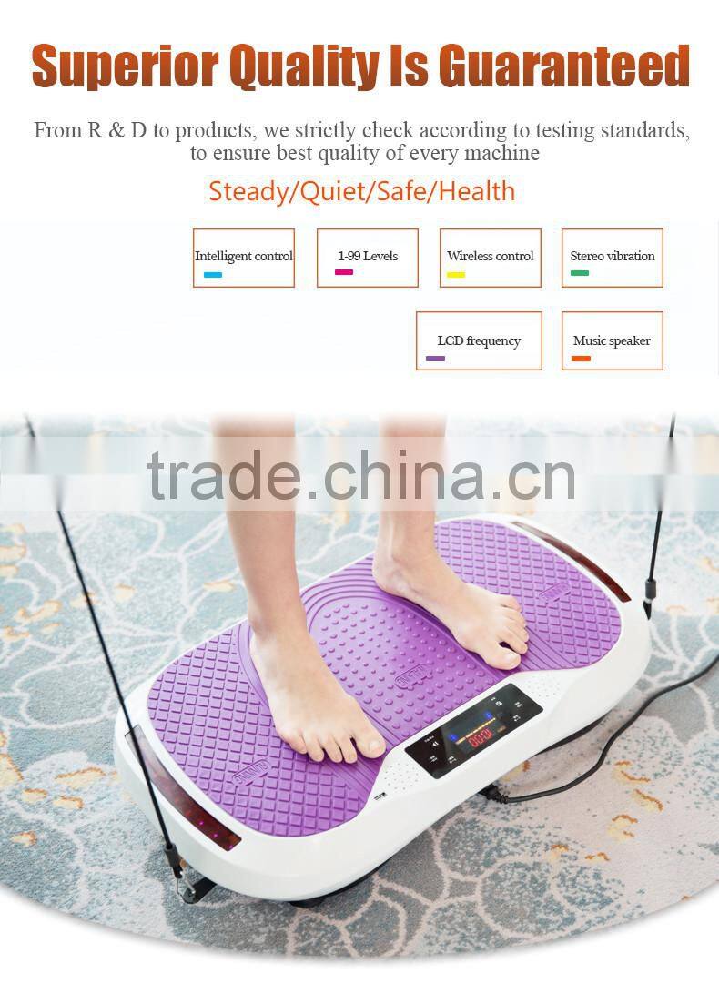 Powerful energy vibration plate fitness machine of high quality
