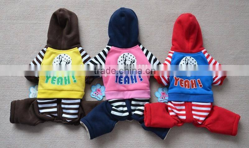 Pet Supplier Warm Winter Dog Coat Pants With Pocket