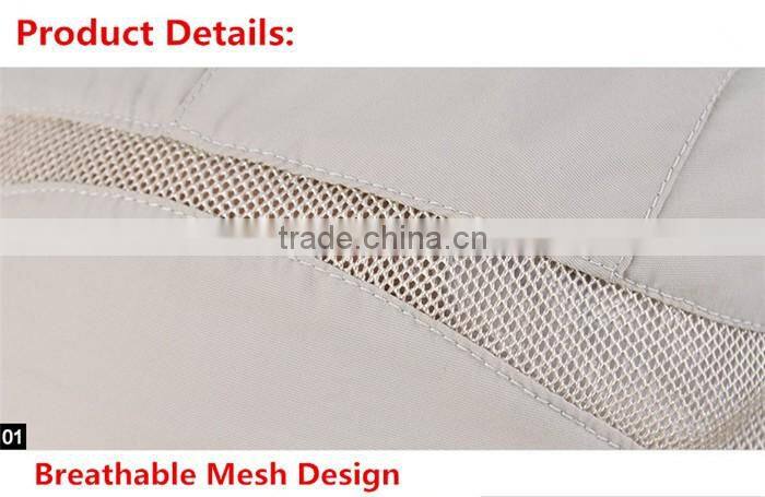 2015 Hunting Fishing Outdoor Cap Washed Cotton Bucket Hat With String