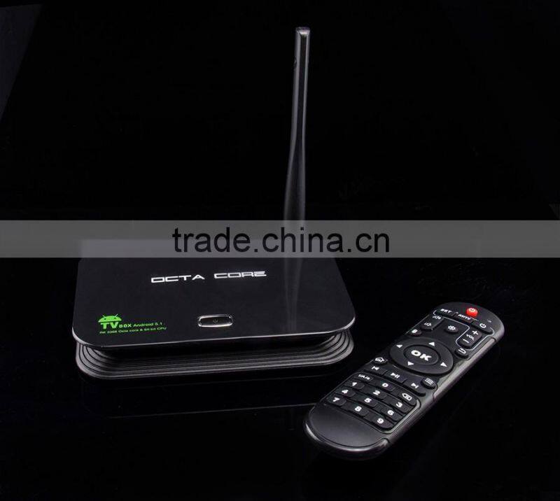 Vensmile best selling products Z4 RK3368 Octa Core google android 5.1 smart tv box dual WIFI rk3368 octa core android tv box