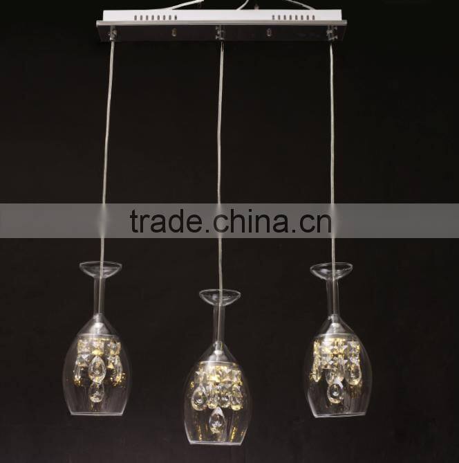 Glass Hanging Light with Hotel ,House LED Light RT13038-3
