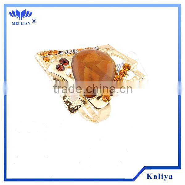 Fashion Natural stone pearl turquoise ring 2014