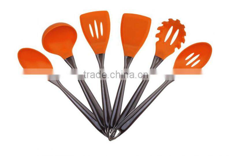 8 pcs best selling food grade FDA and LFGB colorful silicone utensils kitchen products set