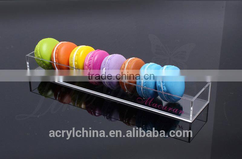 Acryli cake box/lucite biscuit display tray/Pastry display stand