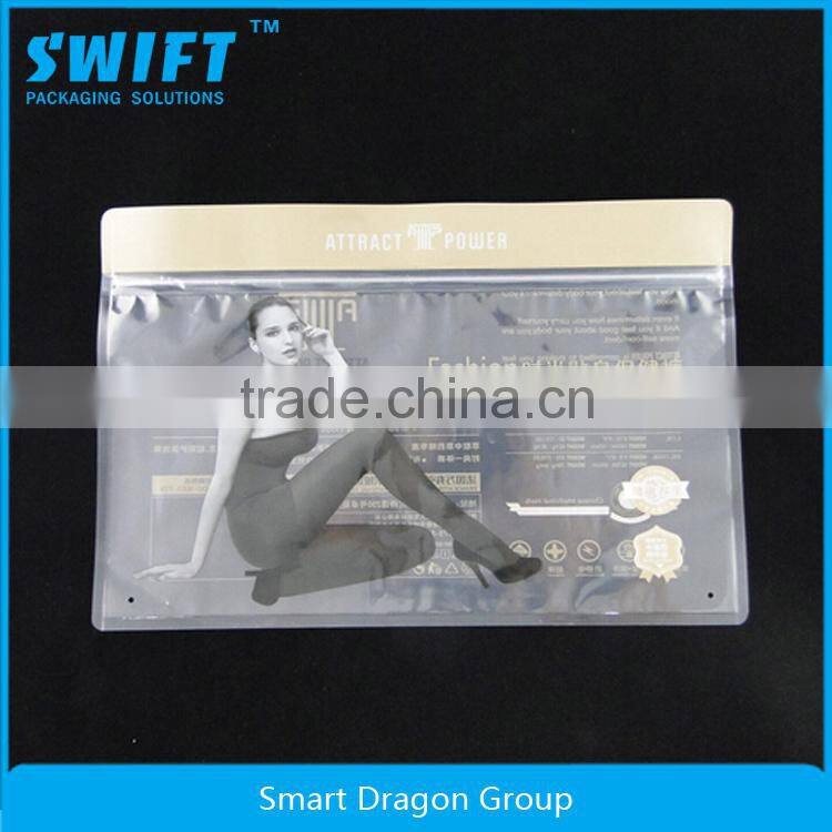 Manufacture Garment Packaging Bag With Resealable Zipper
