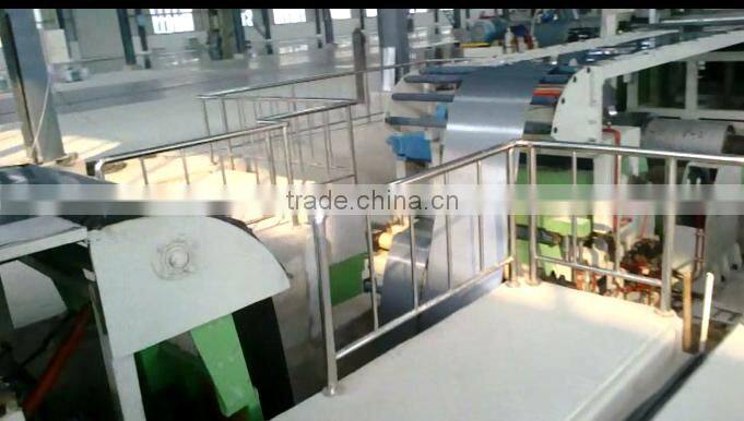 Combined cut to length machine and slitting line production line